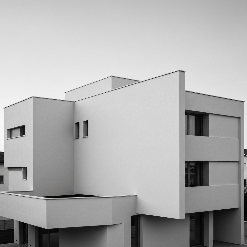 Fachada de edifício contemporâneo — laudos técnicos e inspeção predial em Belo Horizonte